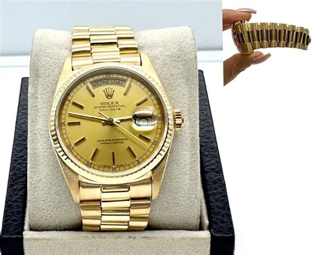 rolex day-date champagne dial 18038|rolex model number 18038.